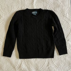 Ralph Lauren Black Cashmere Sweater Boys size 5